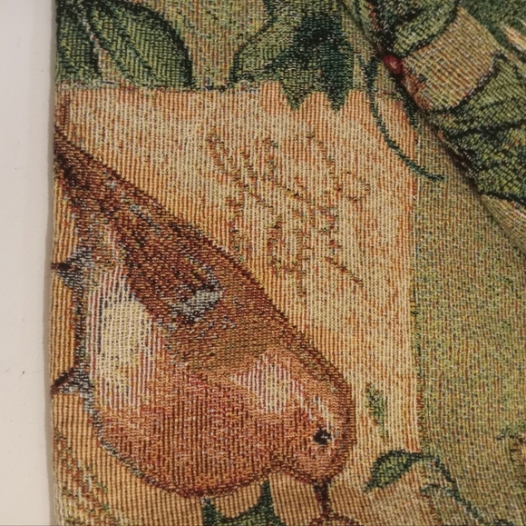 Manual Weavers  Susan WInget Holiday Birds Afghan Blanket Throw Tapestry 57x63 - Picture 11 of 11